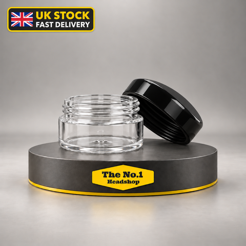 5ml Clear Sample Jar with Black Screw Lid