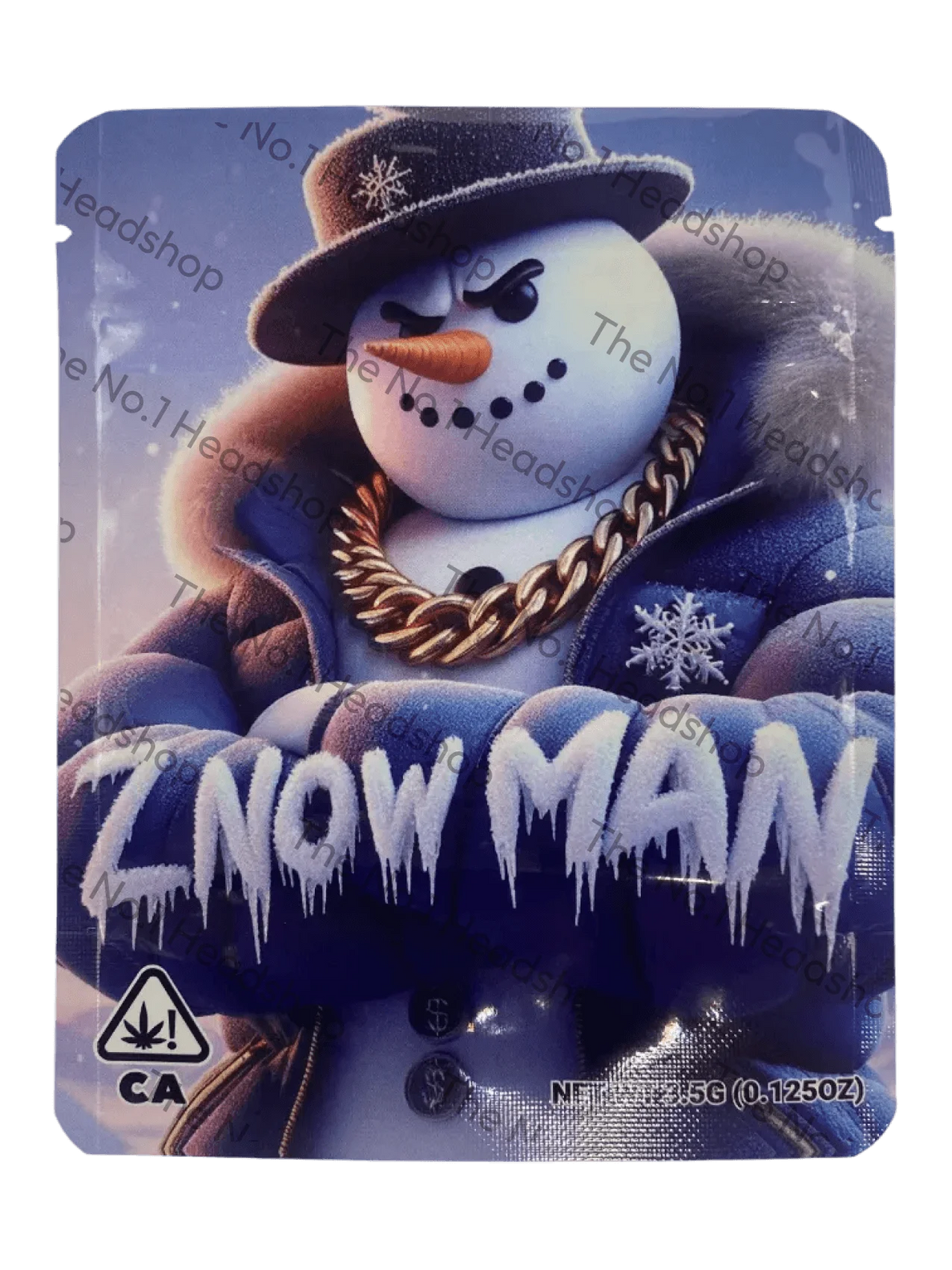 Snow Man - 3.5g Mylar Bag/Cali Pack