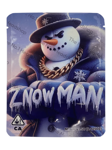 Snow Man - 3.5g Mylar Bag/Cali Pack