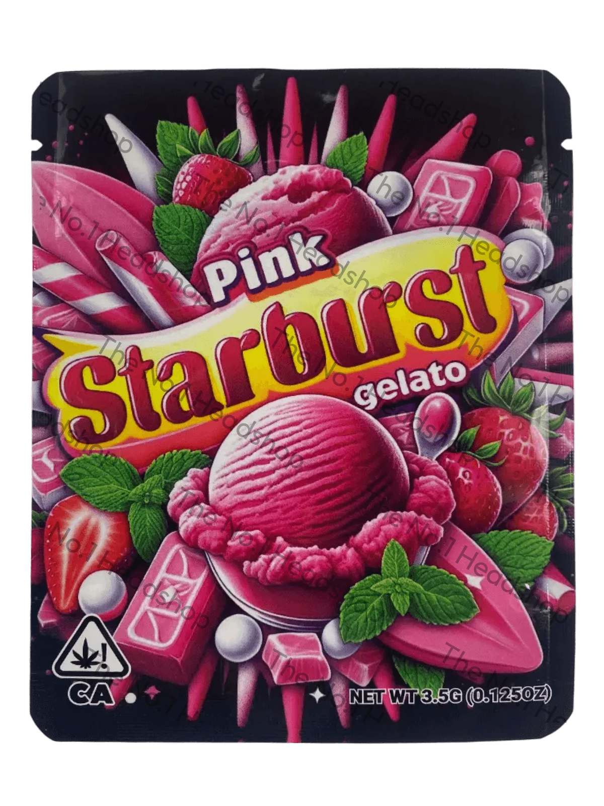 Pink Starburst Gelato - 3.5g Mylar Bag/Cali Pack