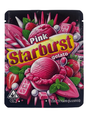 Pink Starburst Gelato - 3.5g Mylar Bag/Cali Pack