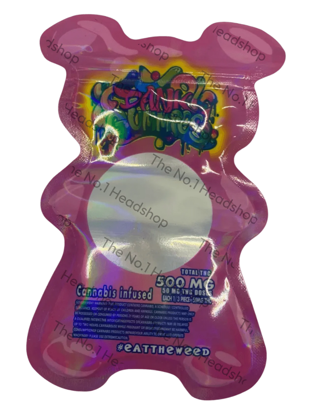 Dank Gummies Pink - 3.5g Mylar Bag/Cali Pack