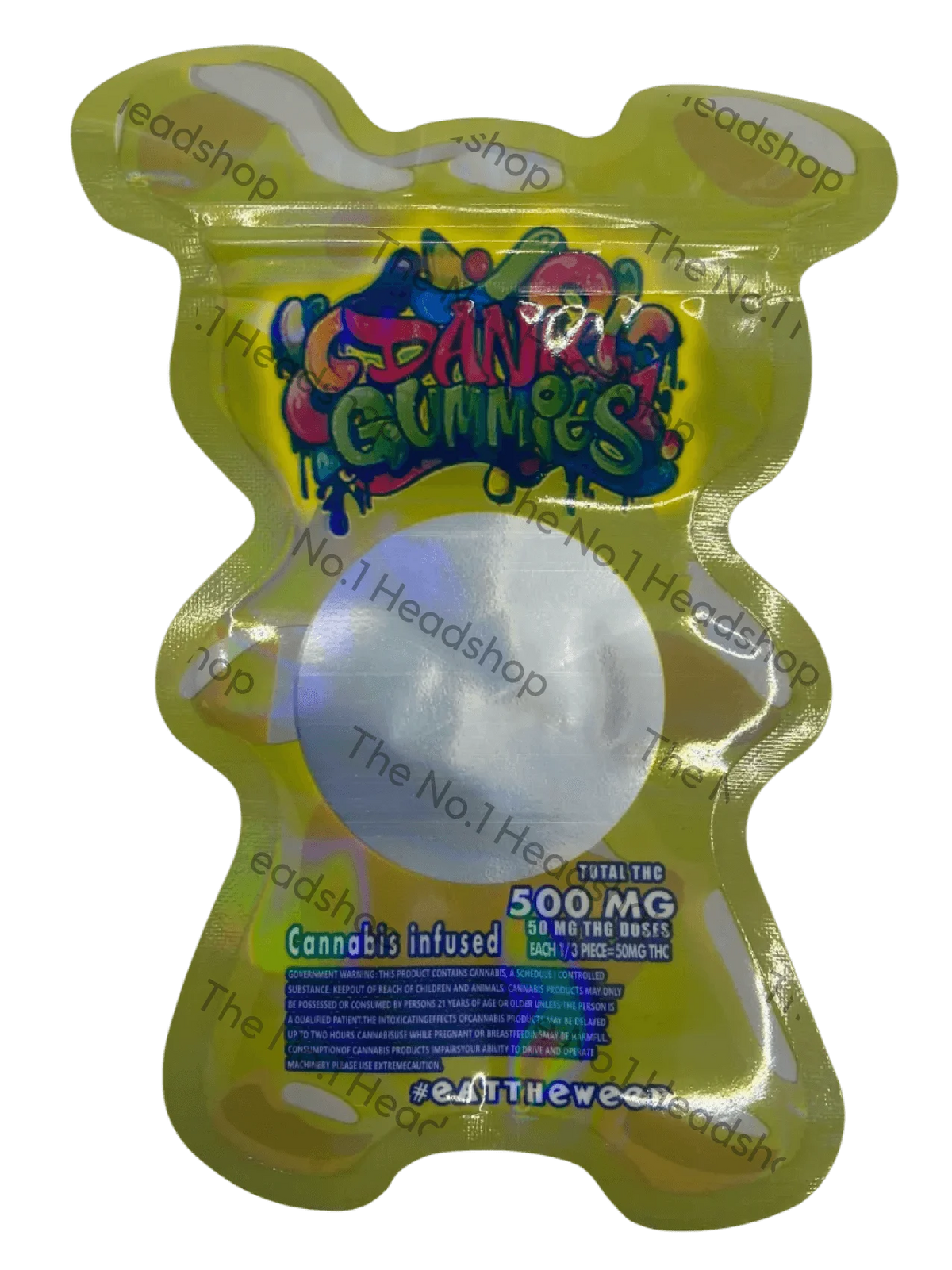Dank Gummies Yellow - 3.5g Mylar Bag/Cali Pack