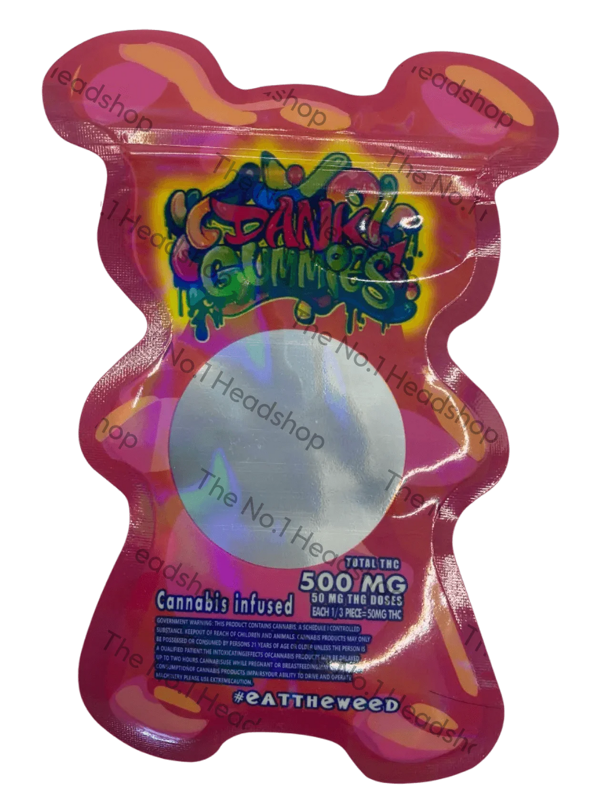 Dank Gummies Red - 3.5g Mylar Bag/Cali Pack