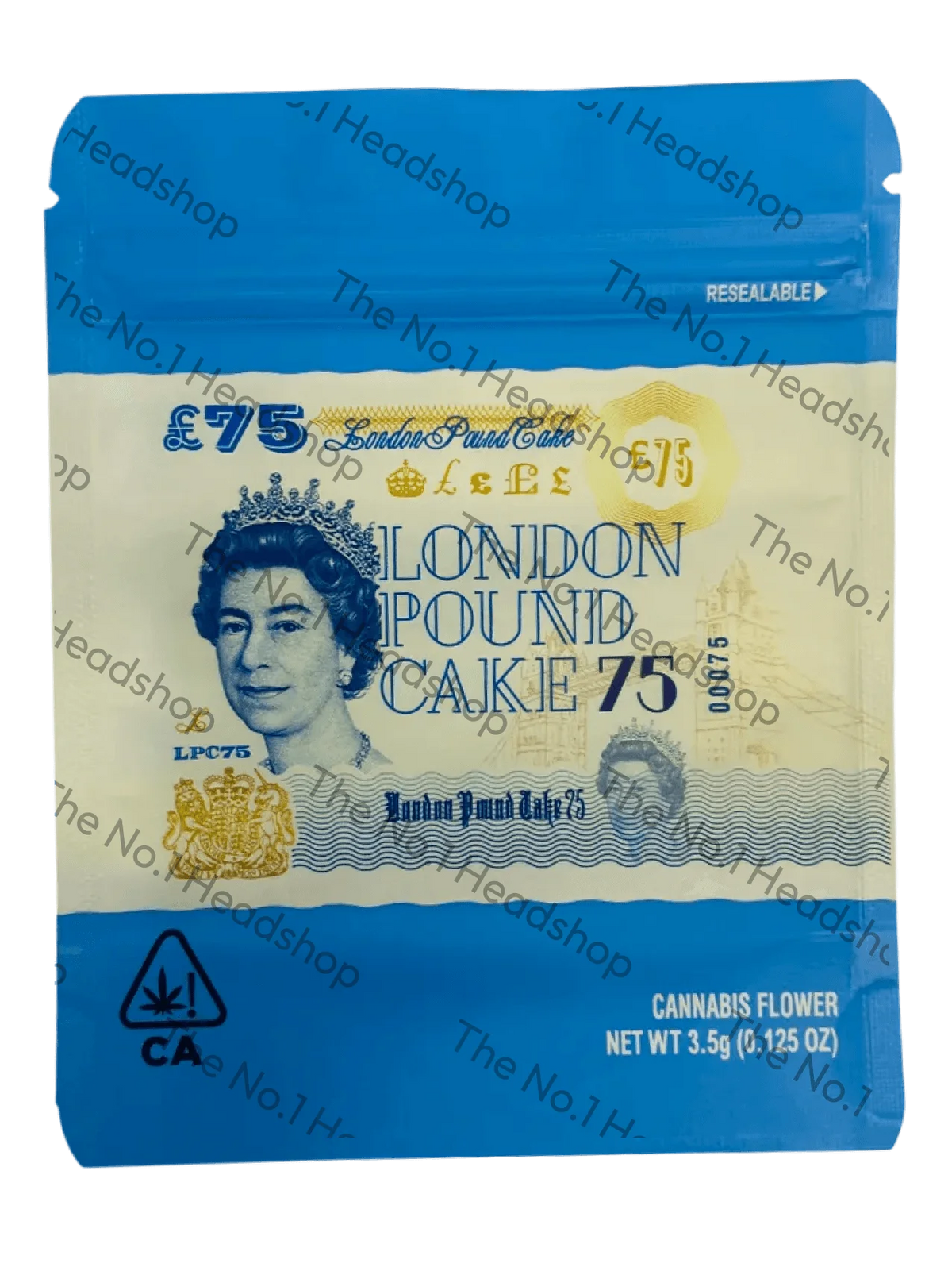 London Pound Cake - 3.5g Mylar Bag/Cali Pack