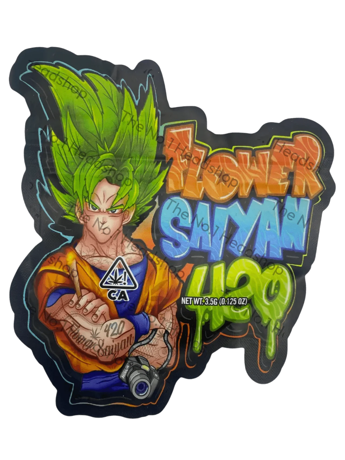 Saiyan 420 - 3.5g Mylar Bag/Cali Pack