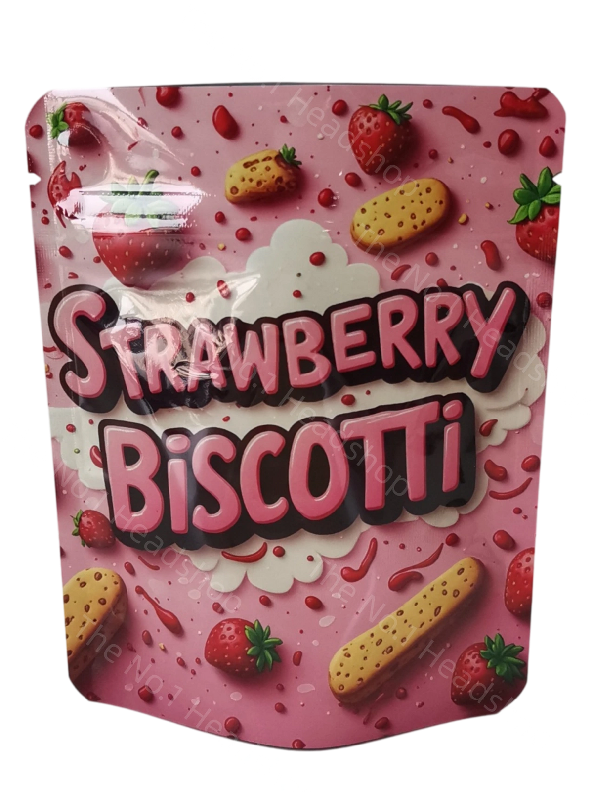 Strawberry Biscotti - 3.5g Mylar Bag/Cali Pack
