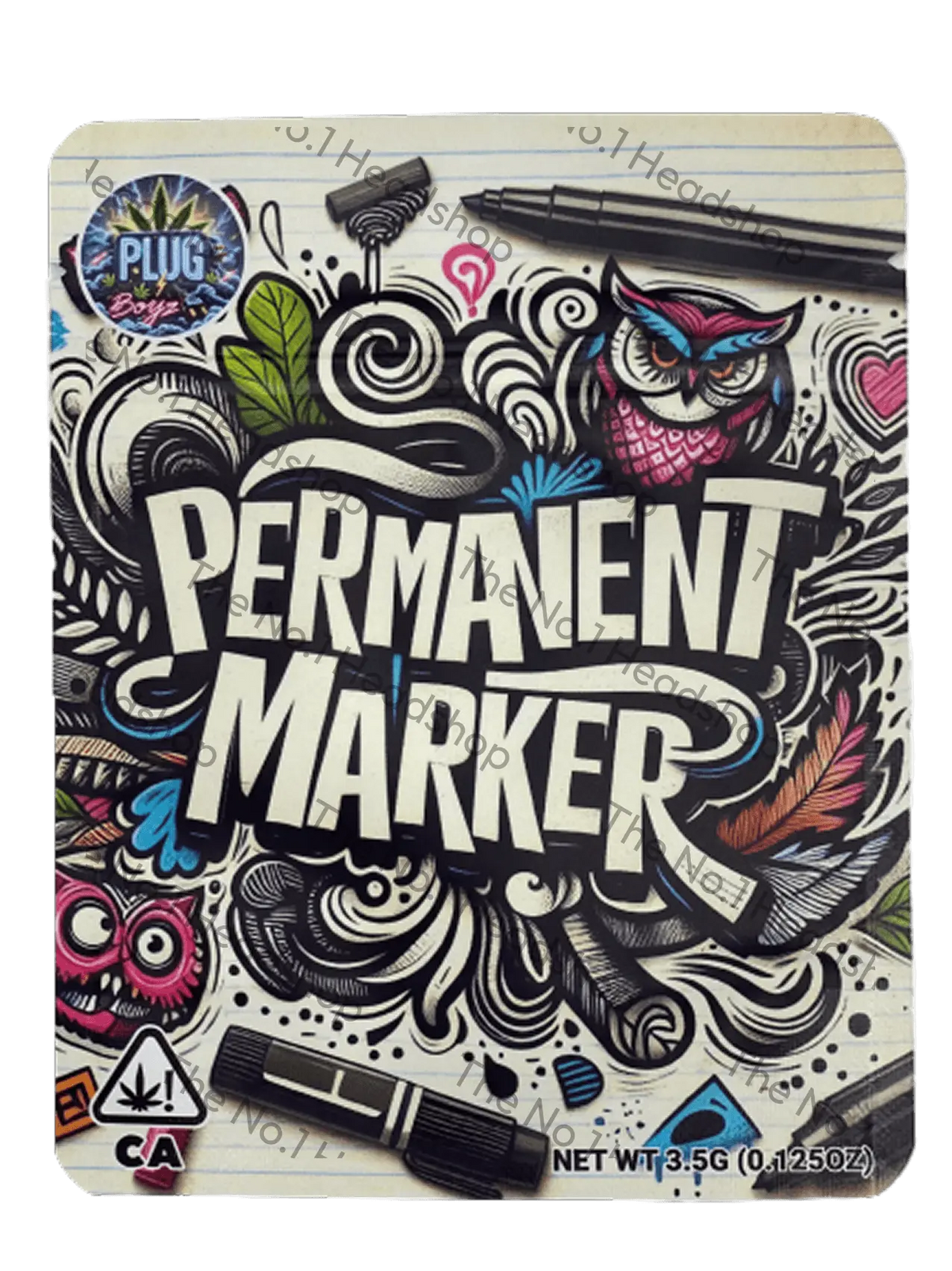 Permanent Marker - 3.5g Mylar Bag/Cali Pack