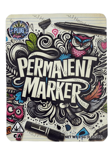 Permanent Marker - 3.5g Mylar Bag/Cali Pack