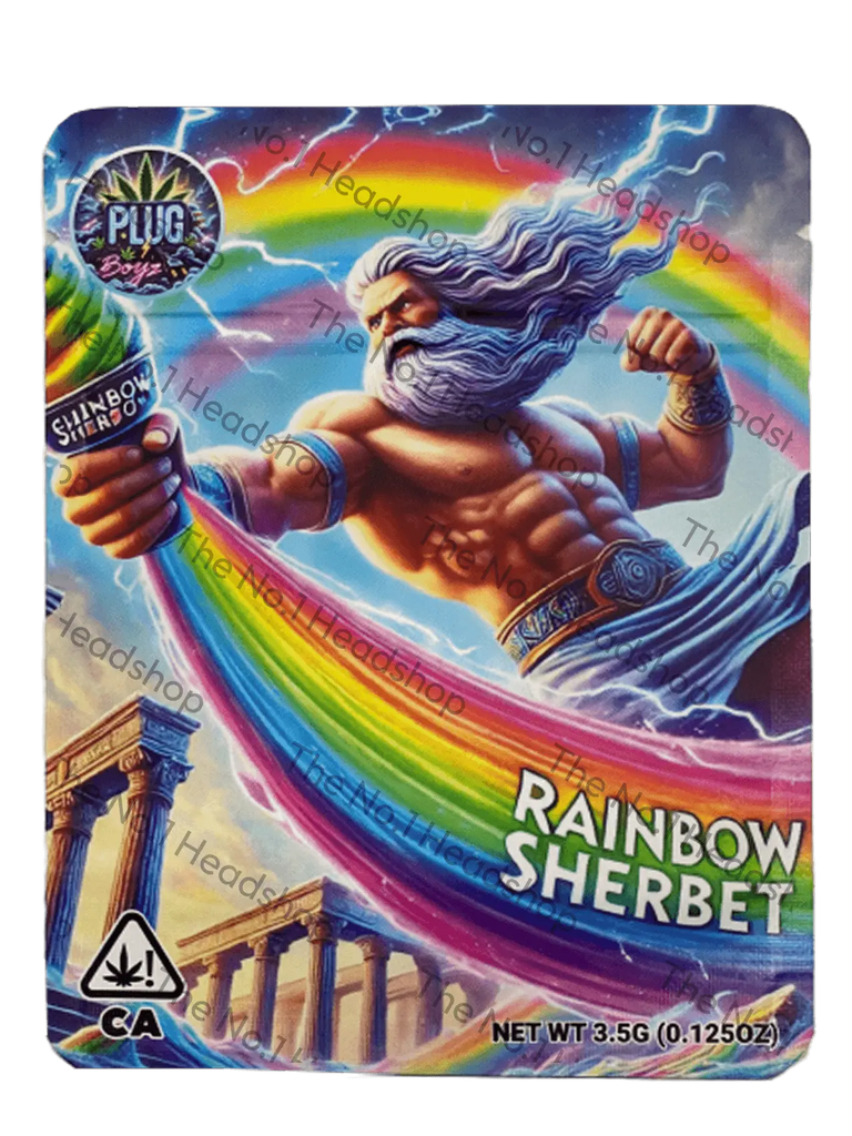 Rainbow Sherbet - 3.5g Mylar Bag/Cali Pack – The No.1 Headshop Ltd