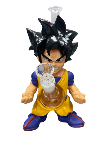 220mm Dragon Ball Goku PVC Water Pipe with Glass Bowl