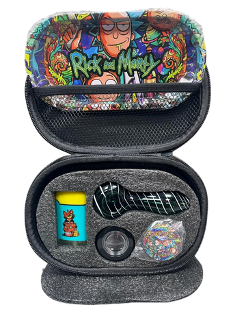 5-Piece Smoking Gift Set with Tray, Pipe and Grinder