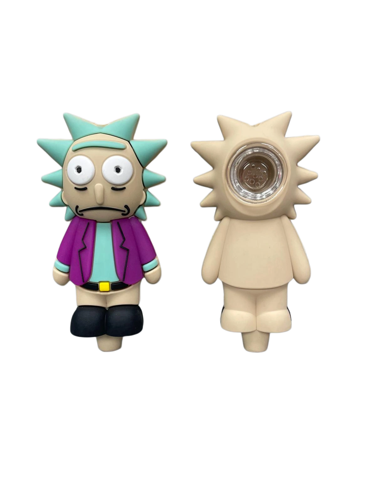 12cm Silicone Pipe - Rick & Morty